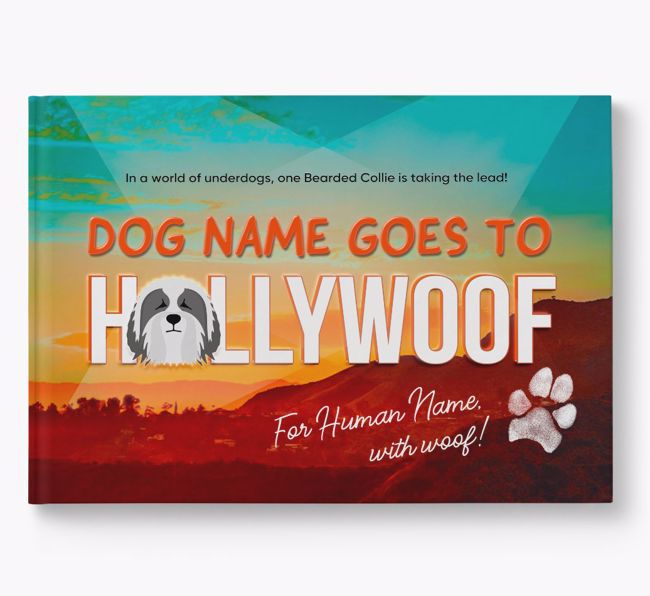 Personalised Book: Bearded Collie Goes to Hollywoof